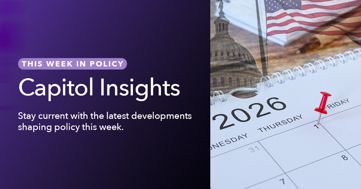 Capitol Insights: January tax bill outlook